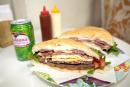 ブラジルショップのバーガー